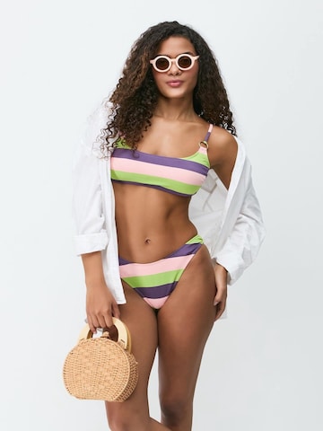 Bustier Hauts de bikini C&City en violet : devant