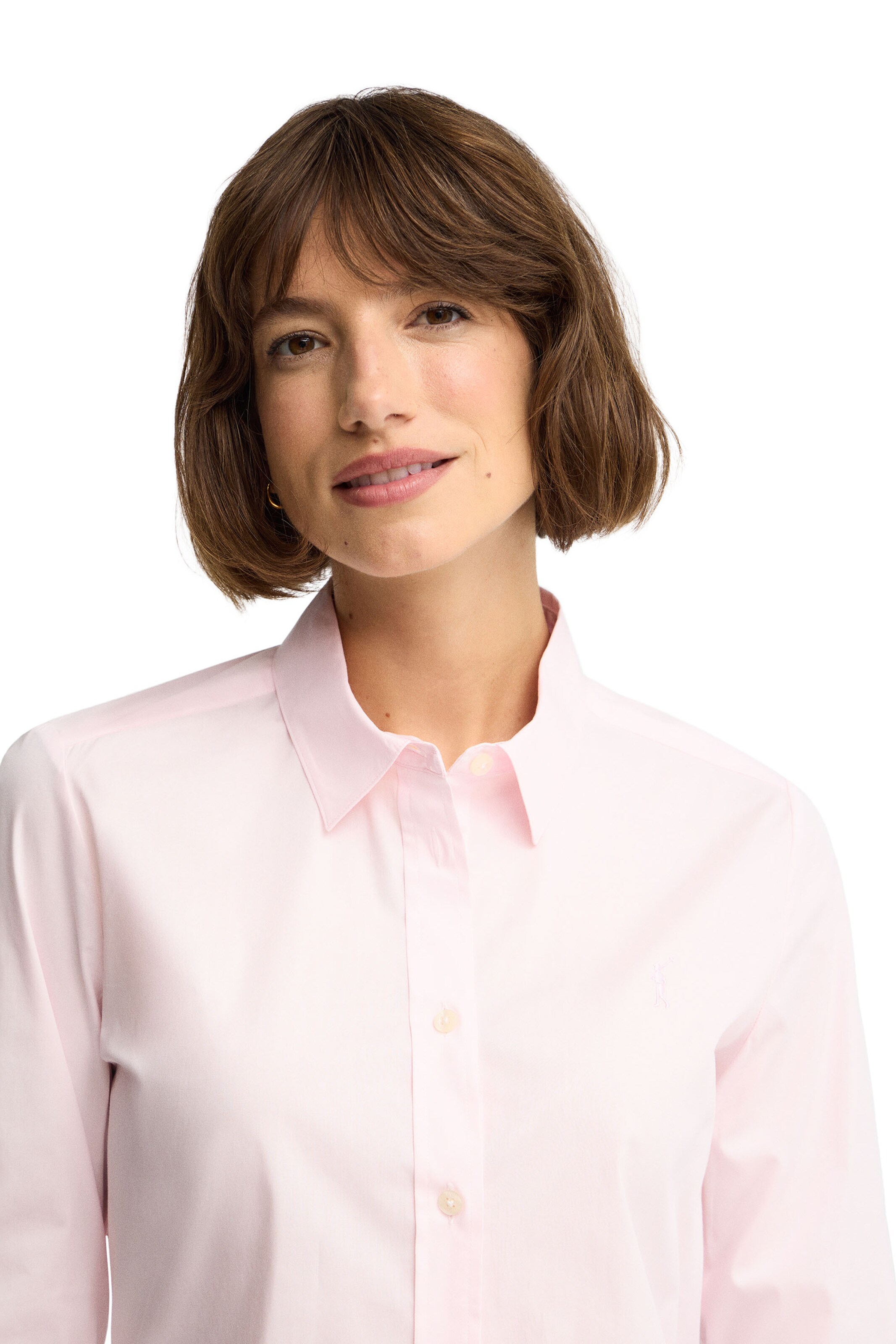 Polo Club Blouse Bodysuit in Pink