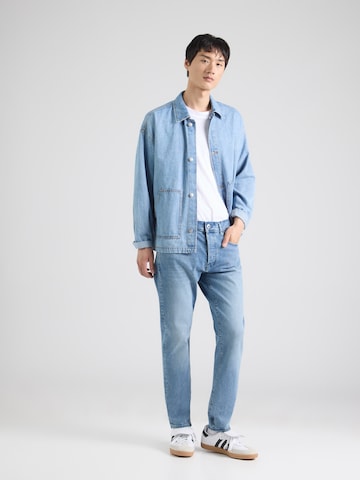 G-STAR Slimfit Kavbojke '3301' | modra barva