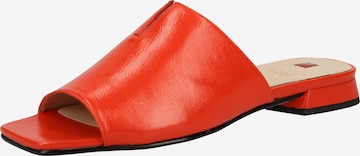 Högl Mules in Red: front