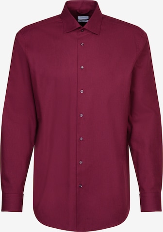 SEIDENSTICKER Zakelijk overhemd in Rood: voorkant