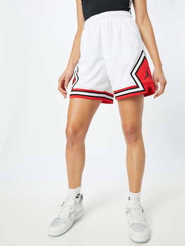 Jordan Wide Leg Shorts in Weiß: predná strana