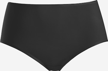 Hanro Panty ' Cotton Seamless ' in Black: front