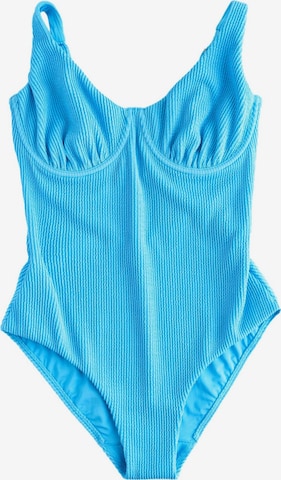 mėlyna Next Mažinanti Maudymosi kostiumėlis 'Tummy Control': priekis