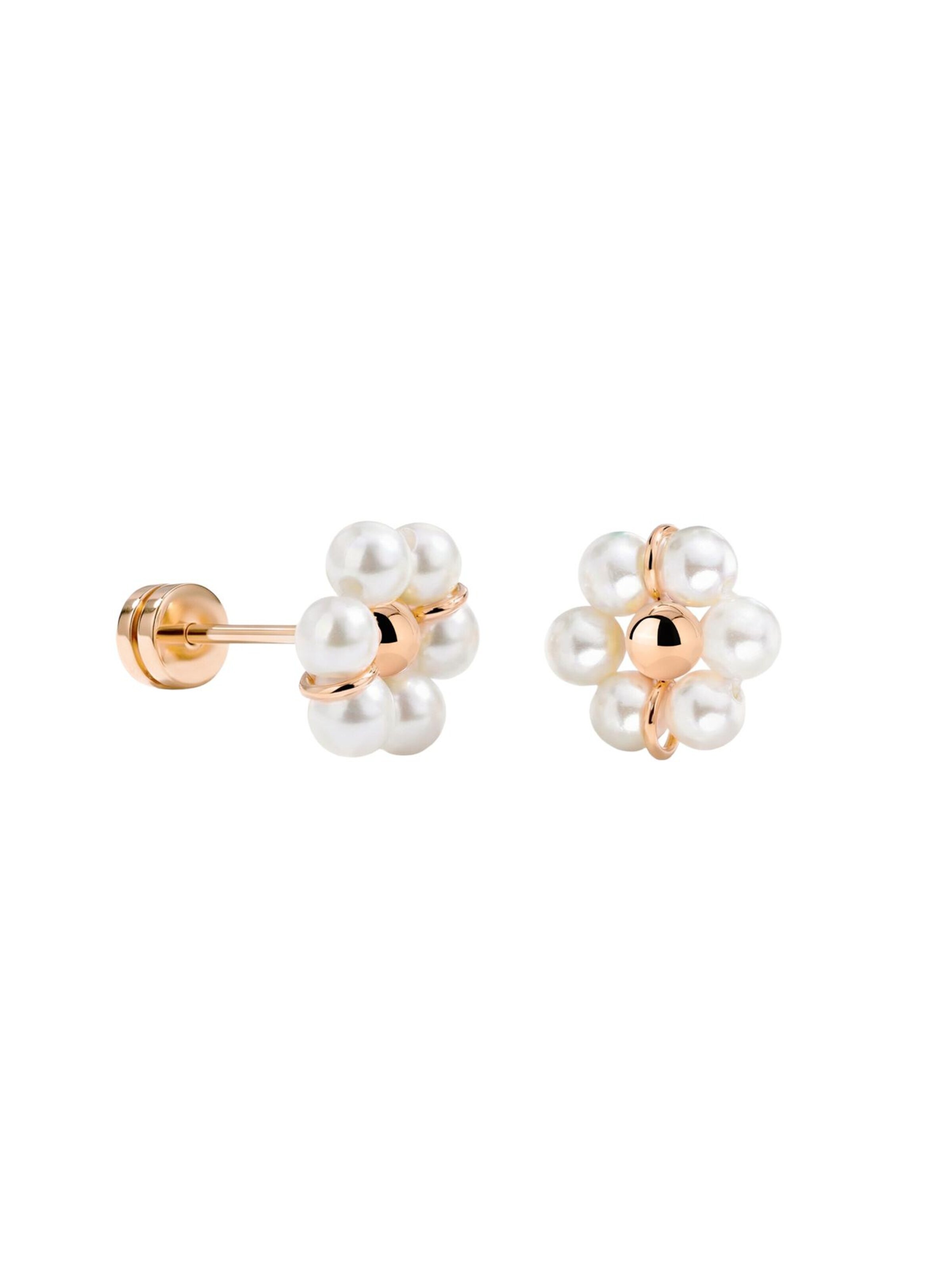 Luamaya Earrings 'Daisy Studs' in Gold: front