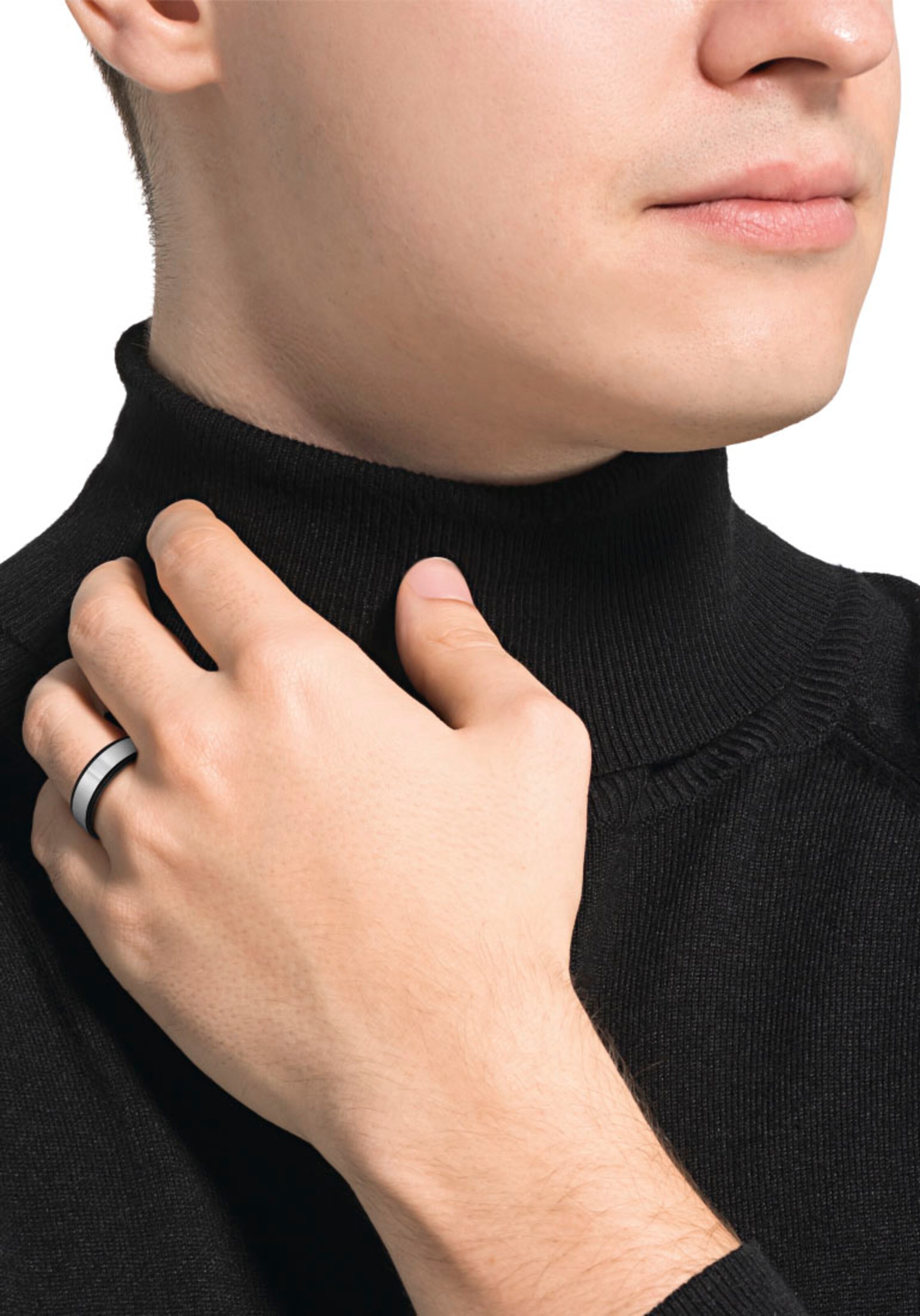 AMOR Ring in Silber: Vorderseite