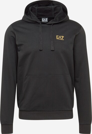 EA7 Emporio Armani Sweater majica u zlatno žuta / crna, Pregled proizvoda