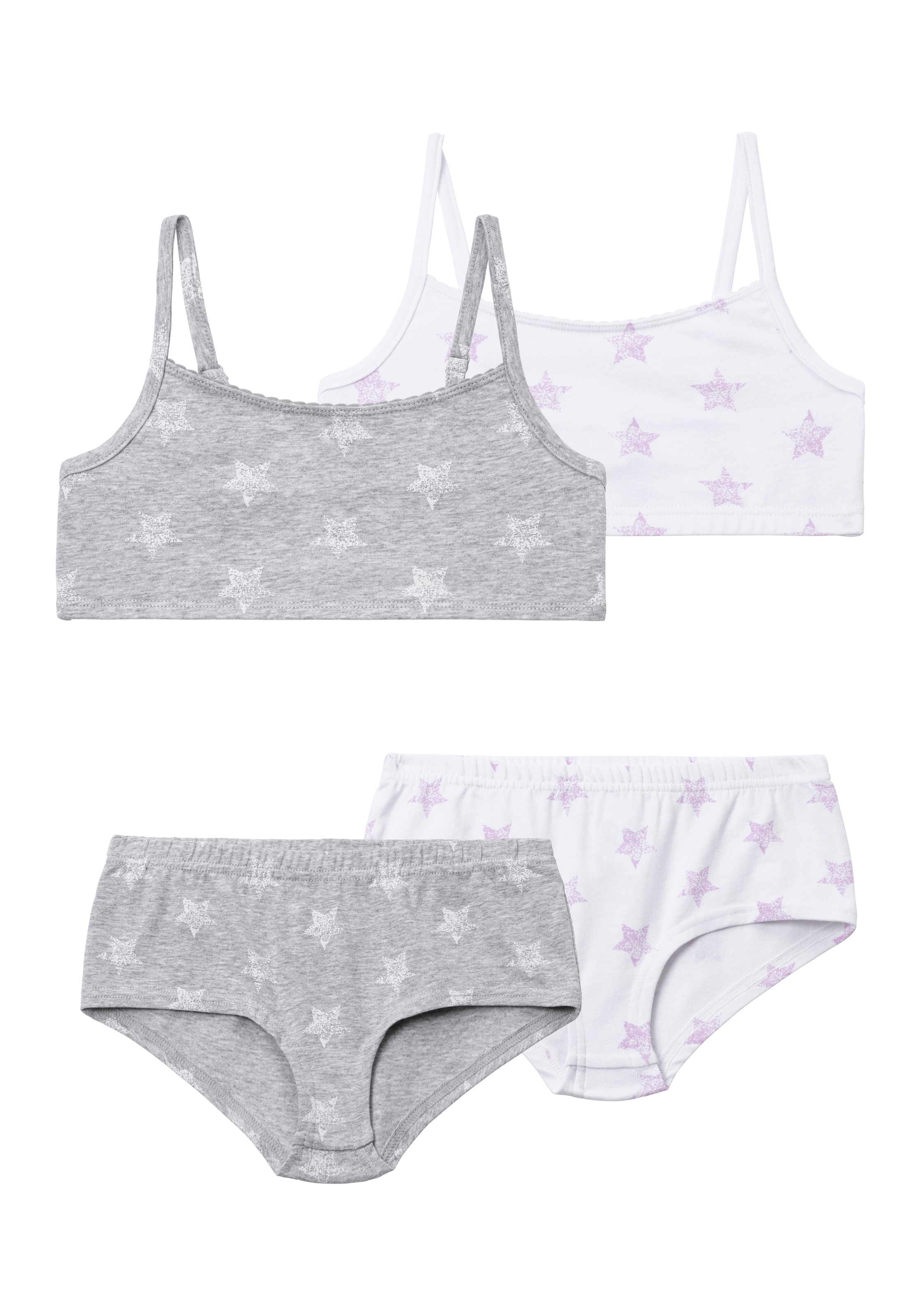 BUFFALO Комплект бельо в сиво: отпред