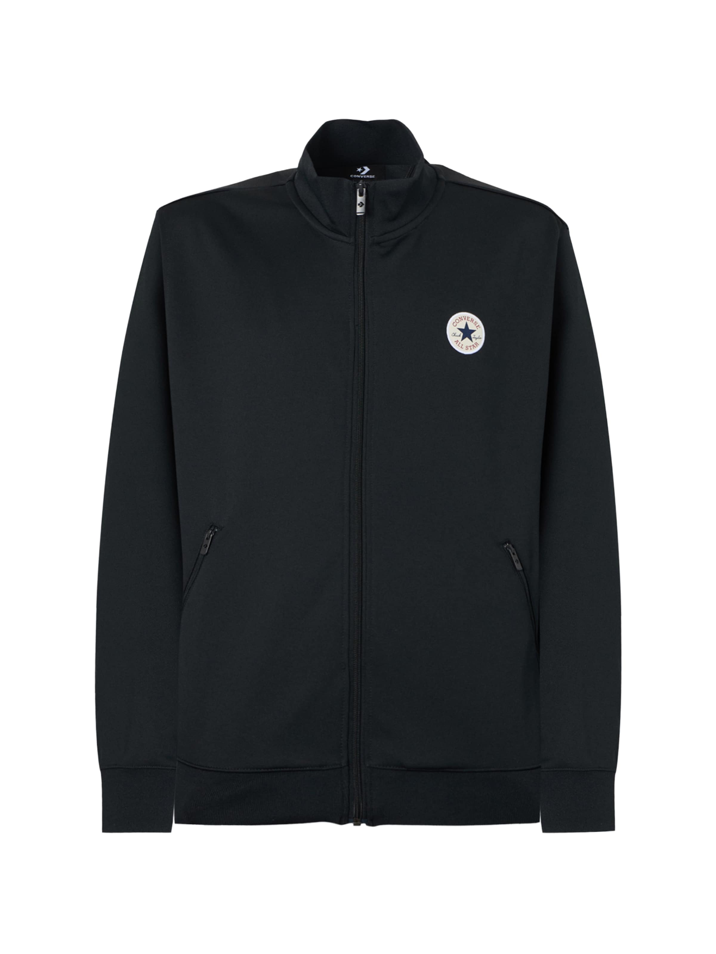 CONVERSE - Chaqueta de entretiempo en negro: frente
