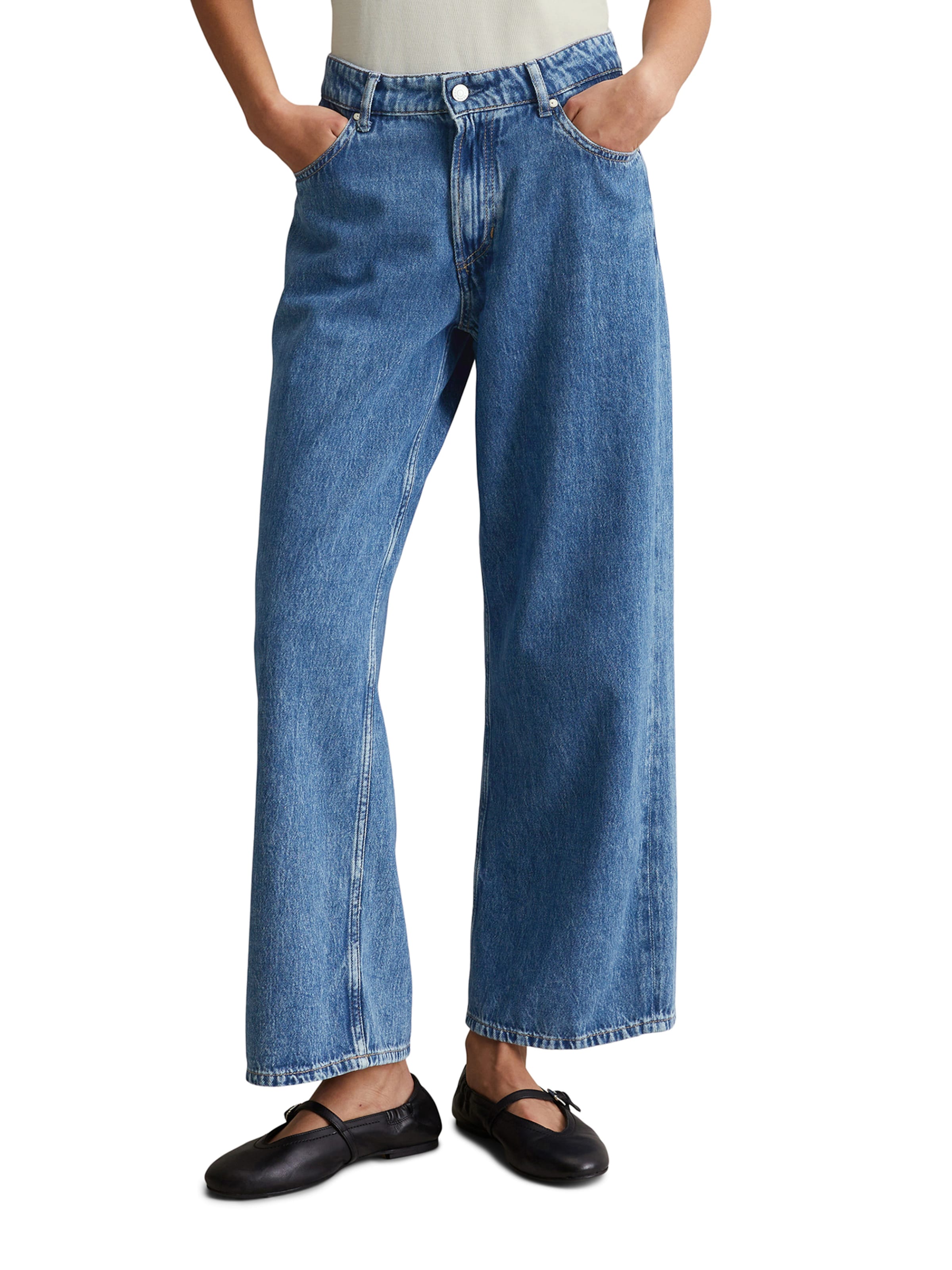 Marc O'Polo DENIM Wide leg Τζιν σε μπλε: μπροστά