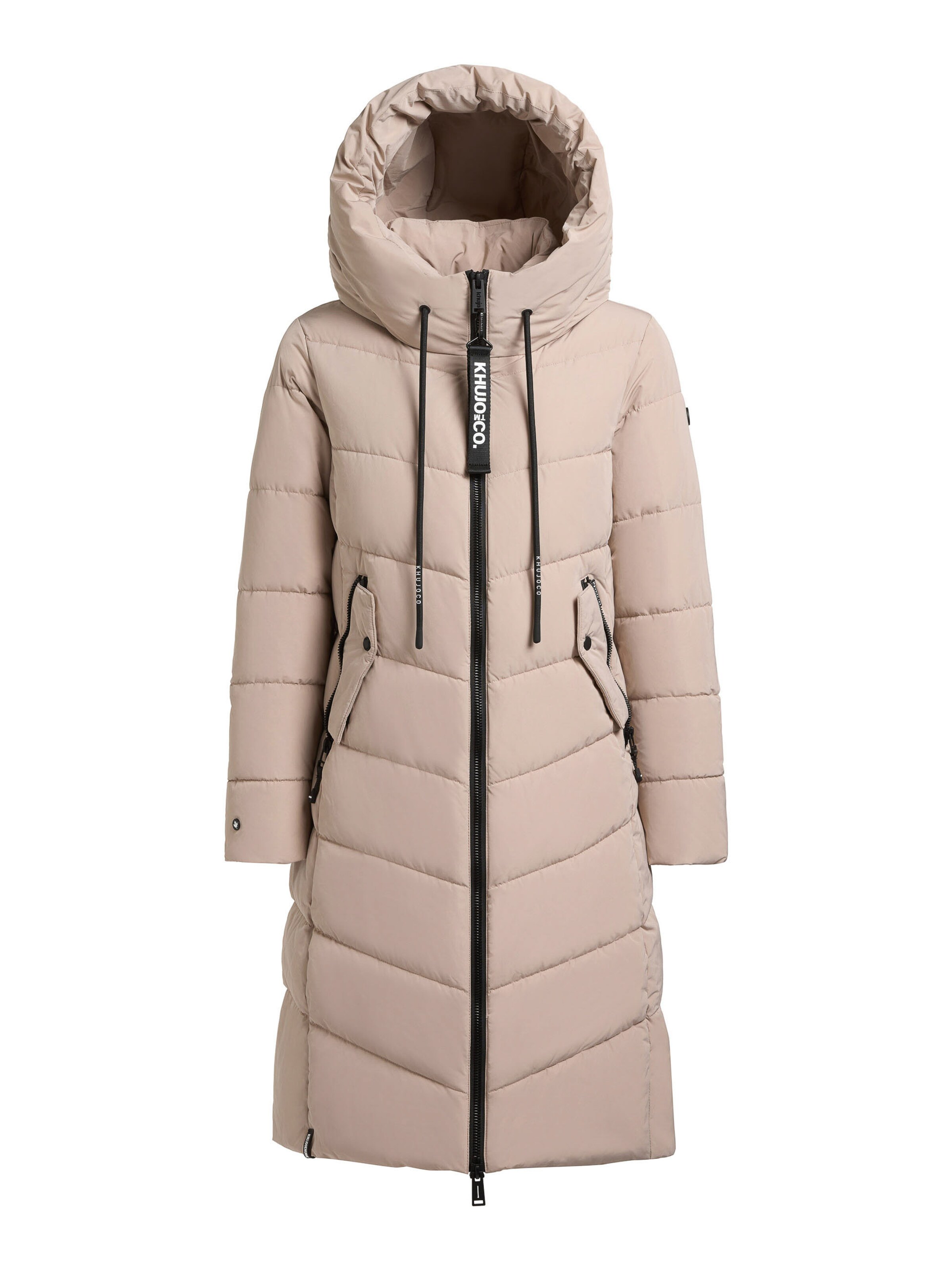 khujo Winter Coat ' Mikia4' in Beige: front