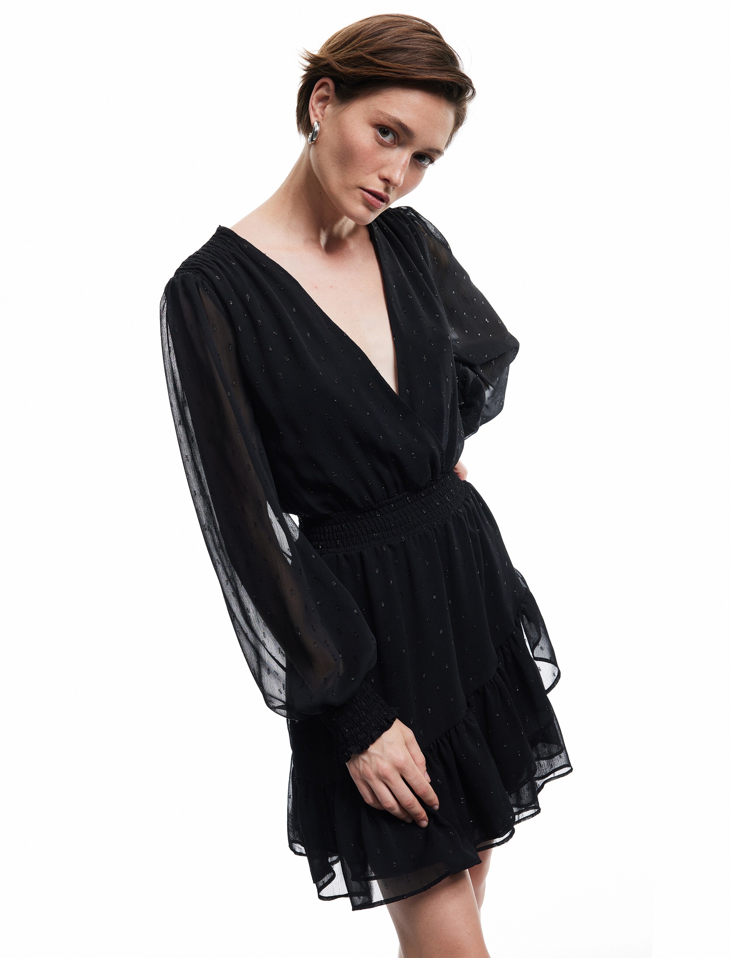 Koton Kleid in Schwarz: Vorderseite