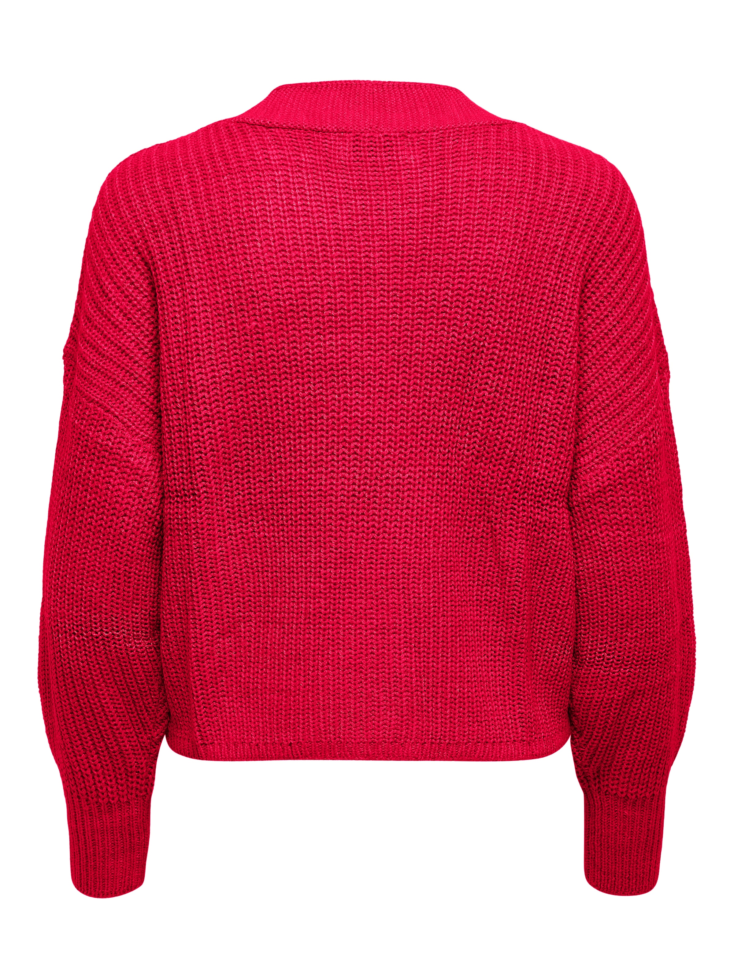 ONLY Široka pletena jopa 'ONLCarol' | rdeča barva