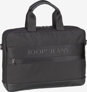 JOOP! Jeans Document Bag in Black: front