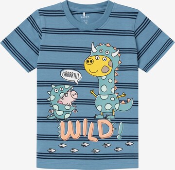 NAME IT T-Shirt 'AFAF PEPPAPIG' in Blau: predná strana