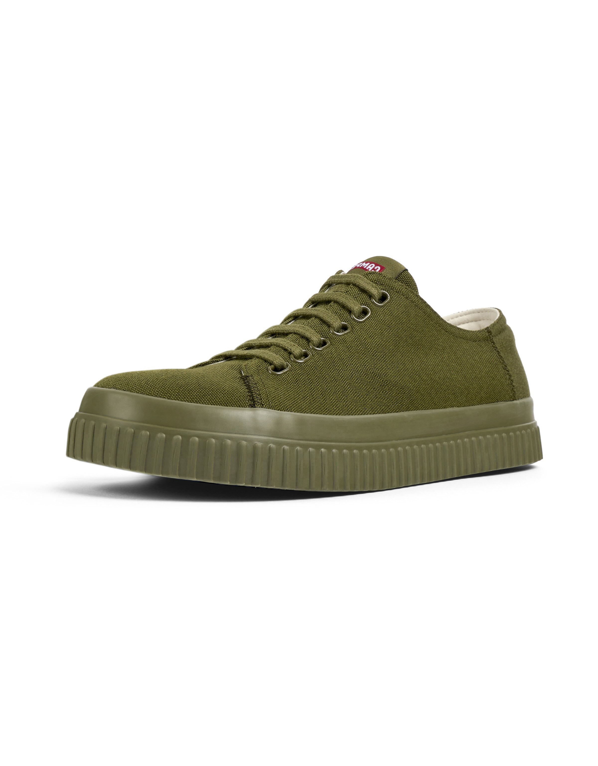 Sneaker bassa 'Peu Roda' di CAMPER in verde: frontale