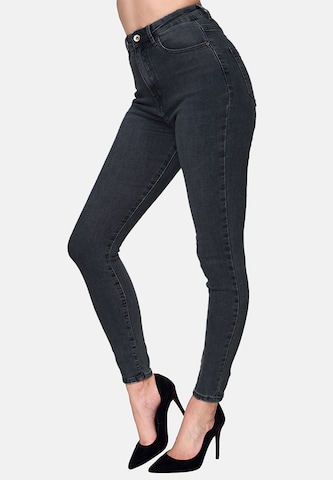 Elara Skinny Jeans in Schwarz