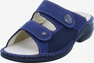 Finn Comfort Pantolette in Blau: Vorderseite