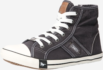 MUSTANG Sneaker high i sort: forside