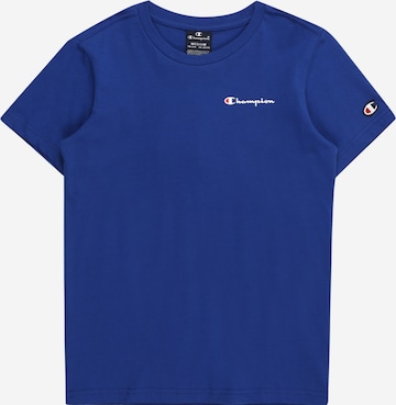 T-Shirt Champion Authentic Athletic Apparel en bleu : devant