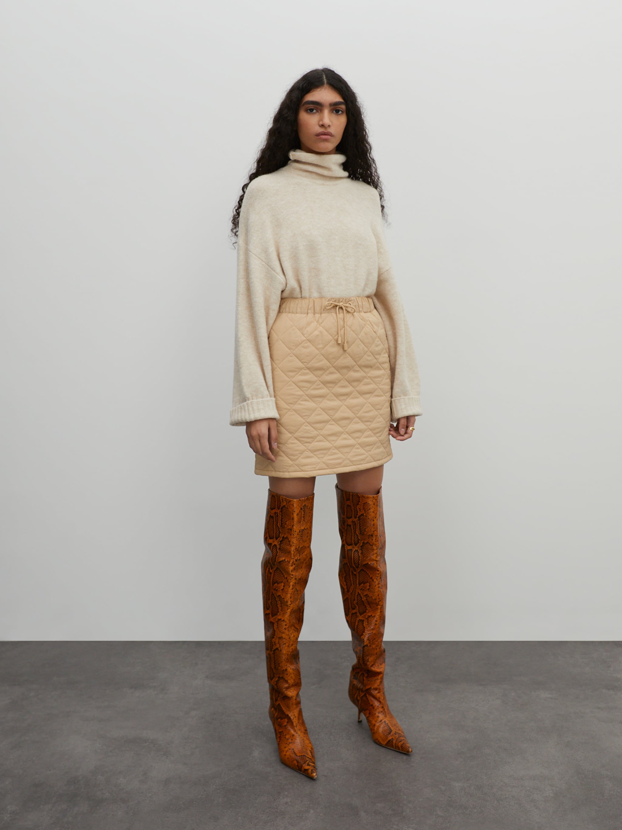 EDITED Produits Jupe 'Catalina' beige