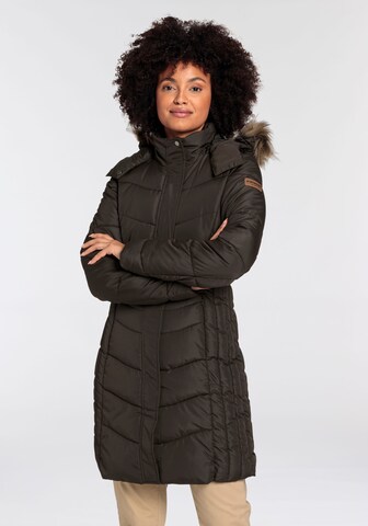 ICEPEAK Mantel in Braun: Vorderseite