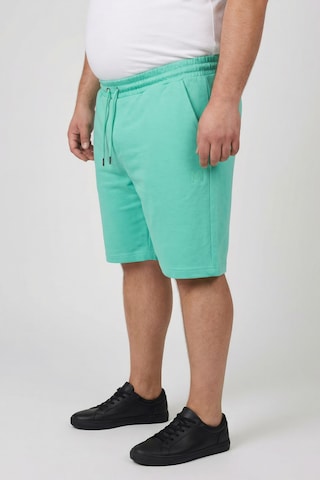 Men Plus Regular Broek in Groen