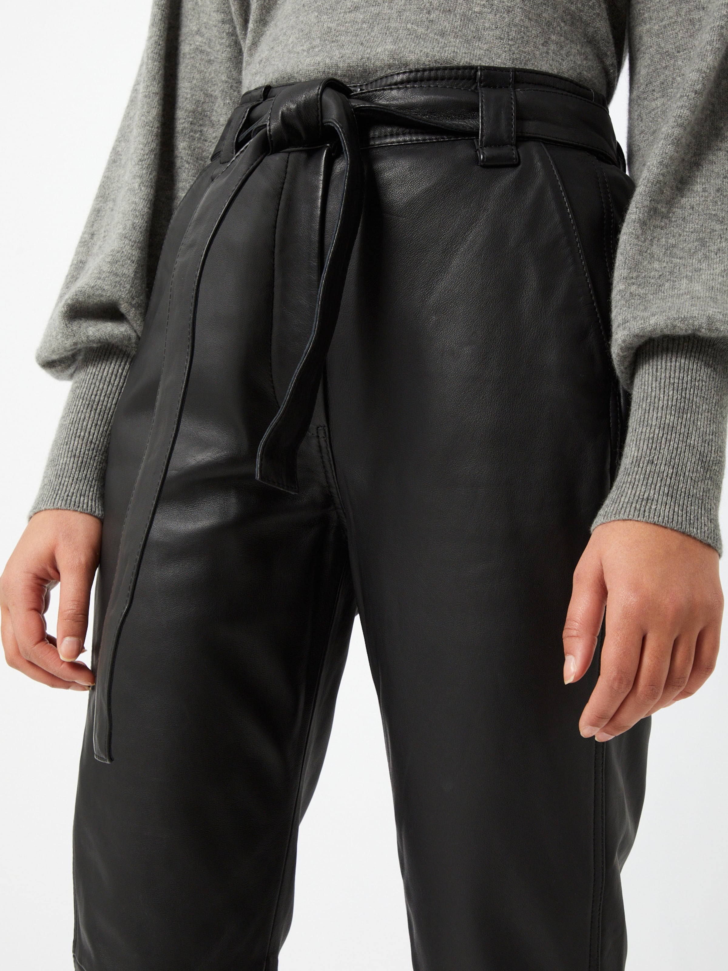Second Female Indie Leather New Trousers - FABEL