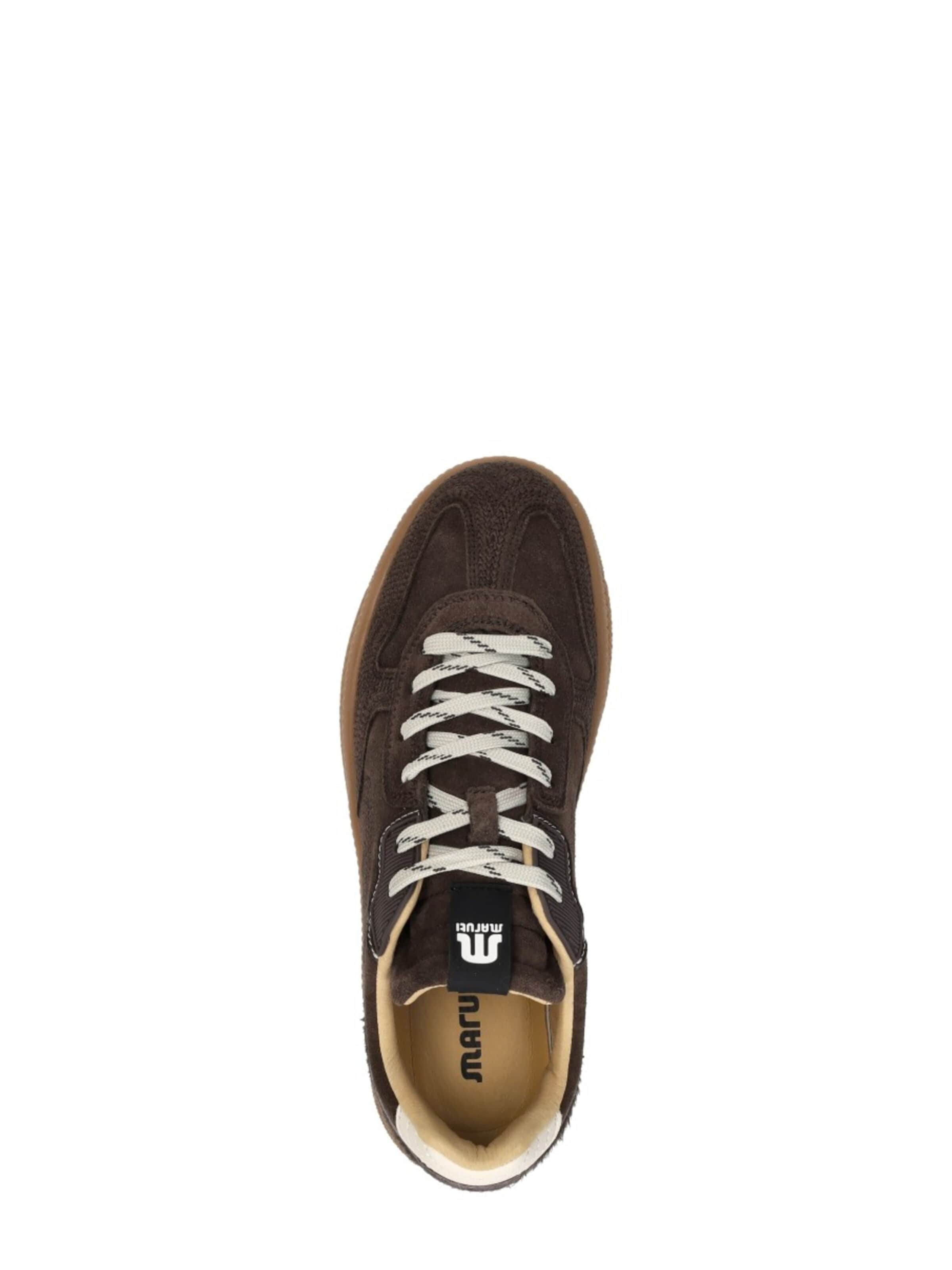 MARUTI Sneakers laag 'Yale Emboidery' in Bruin