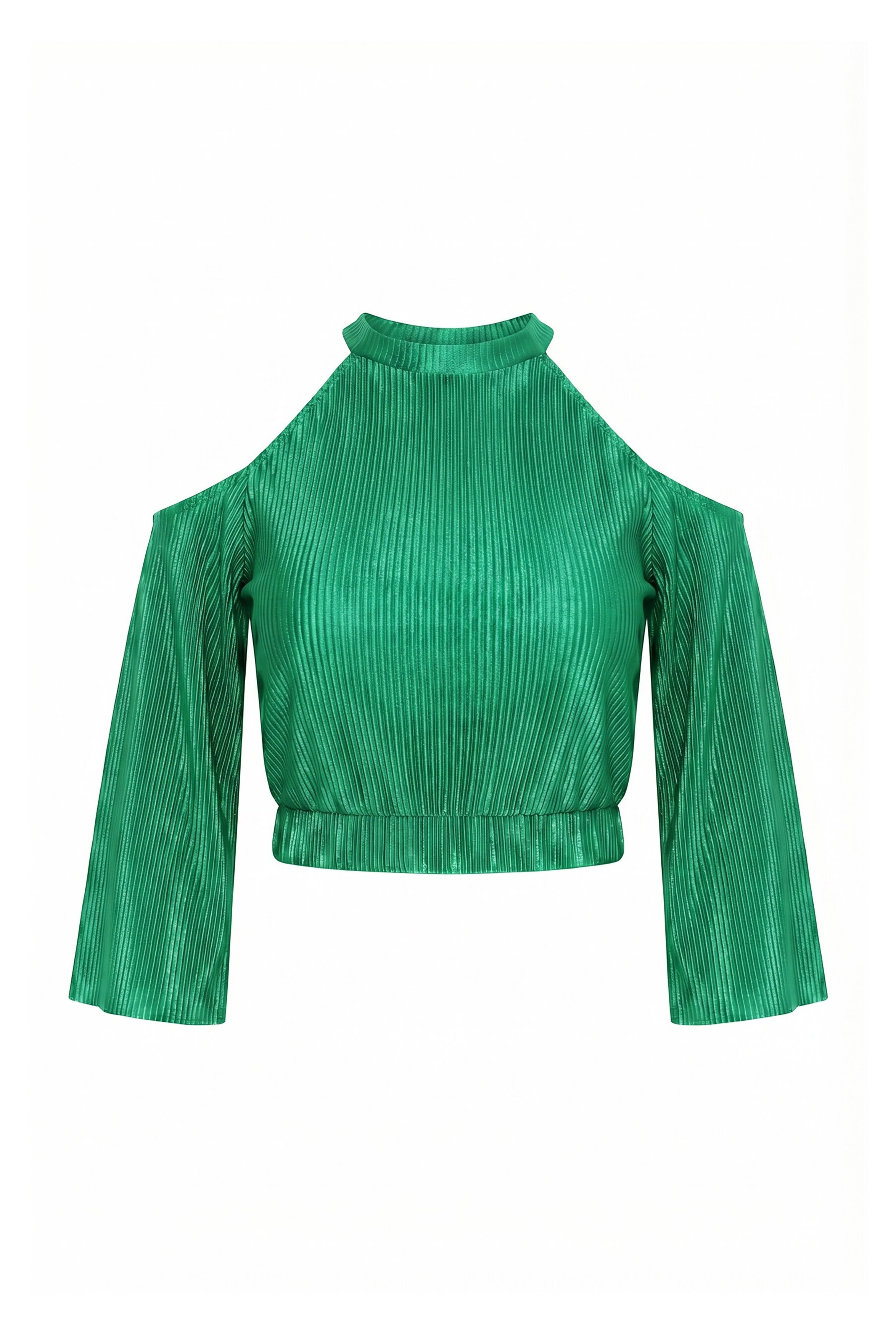 Ulla Popken Shirt in Grün: Vorderseite