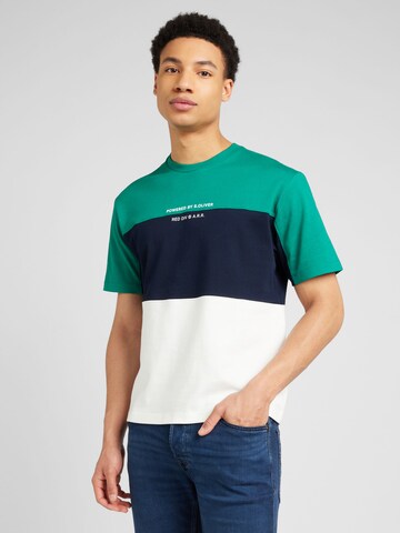 T-Shirt s.Oliver en vert : devant