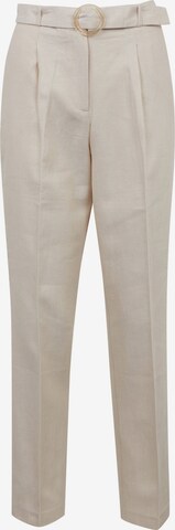 Orsay Pleated Pants in Beige: front