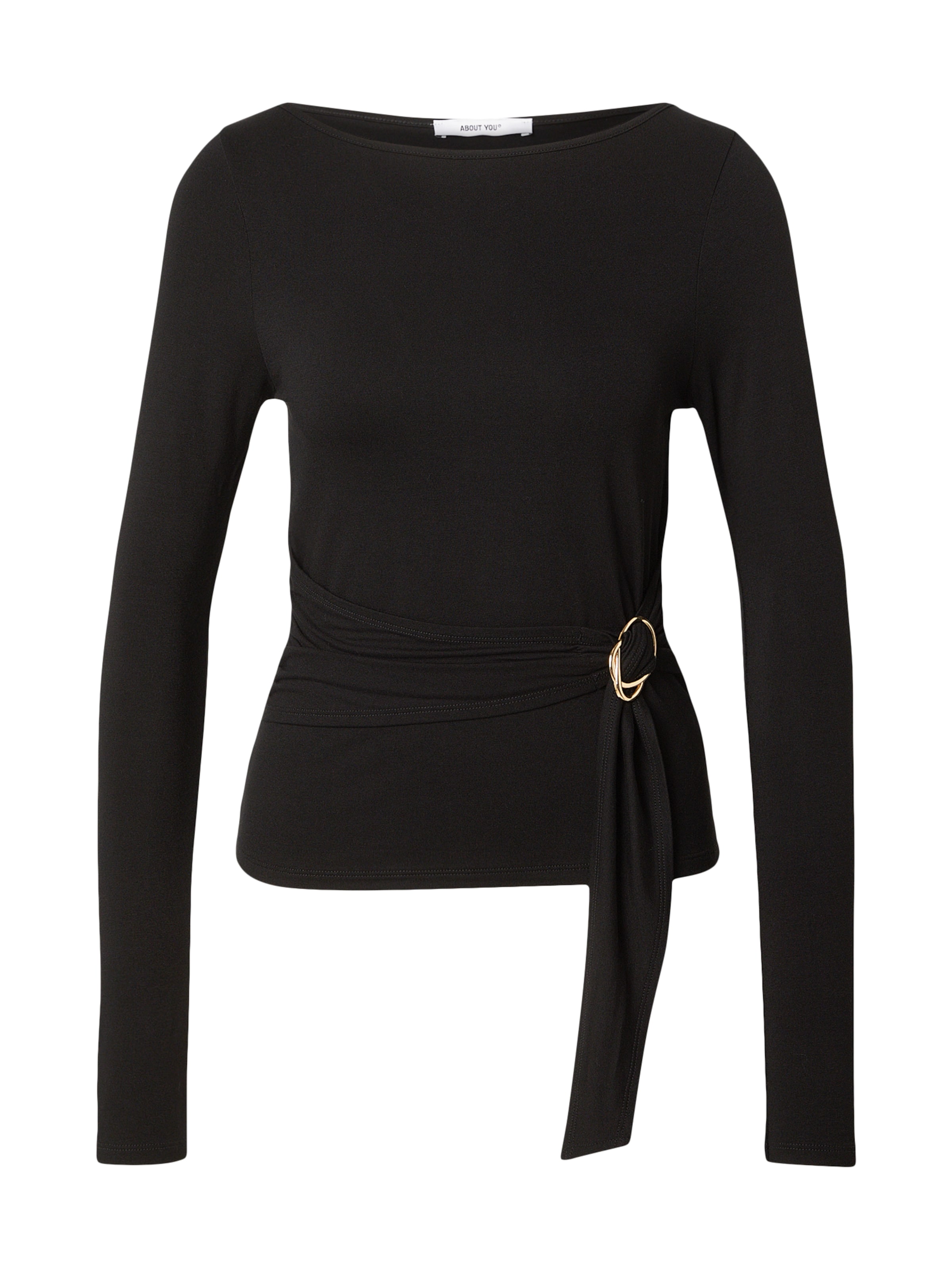 ABOUT YOU Тениска 'Felice' в черно: отпред