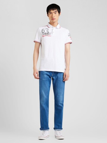 CAMP DAVID Poloshirt in Weiß