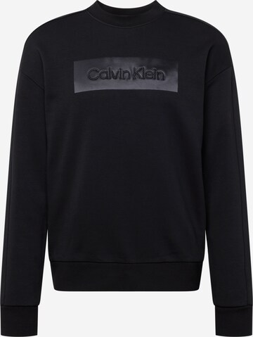 Calvin Klein Sweatshirt in Zwart: voorkant