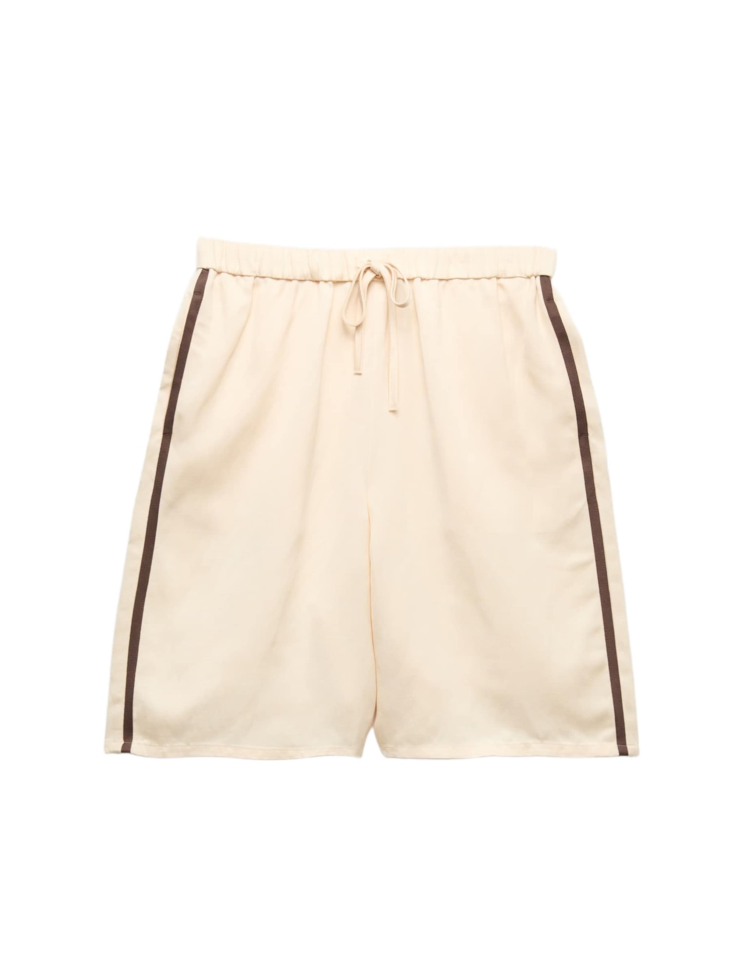 Marks & Spencer Loosefit Hose in Beige: Vorderseite