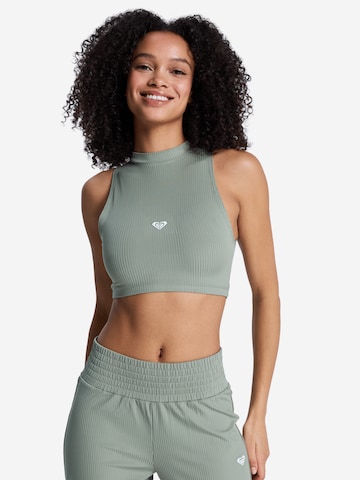ROXY Top 'Rise & Vibe' in Grün: Vorderseite