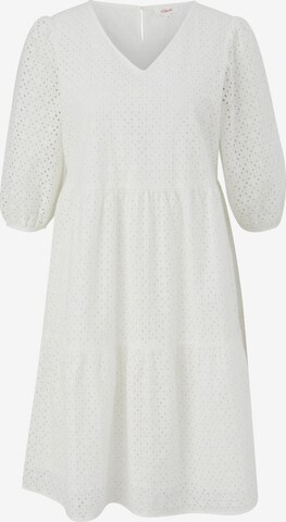 s.Oliver - Vestido em branco: frente