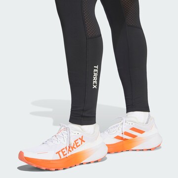ADIDAS TERREX Skinny Funkční kalhoty 'Xperior' – černá