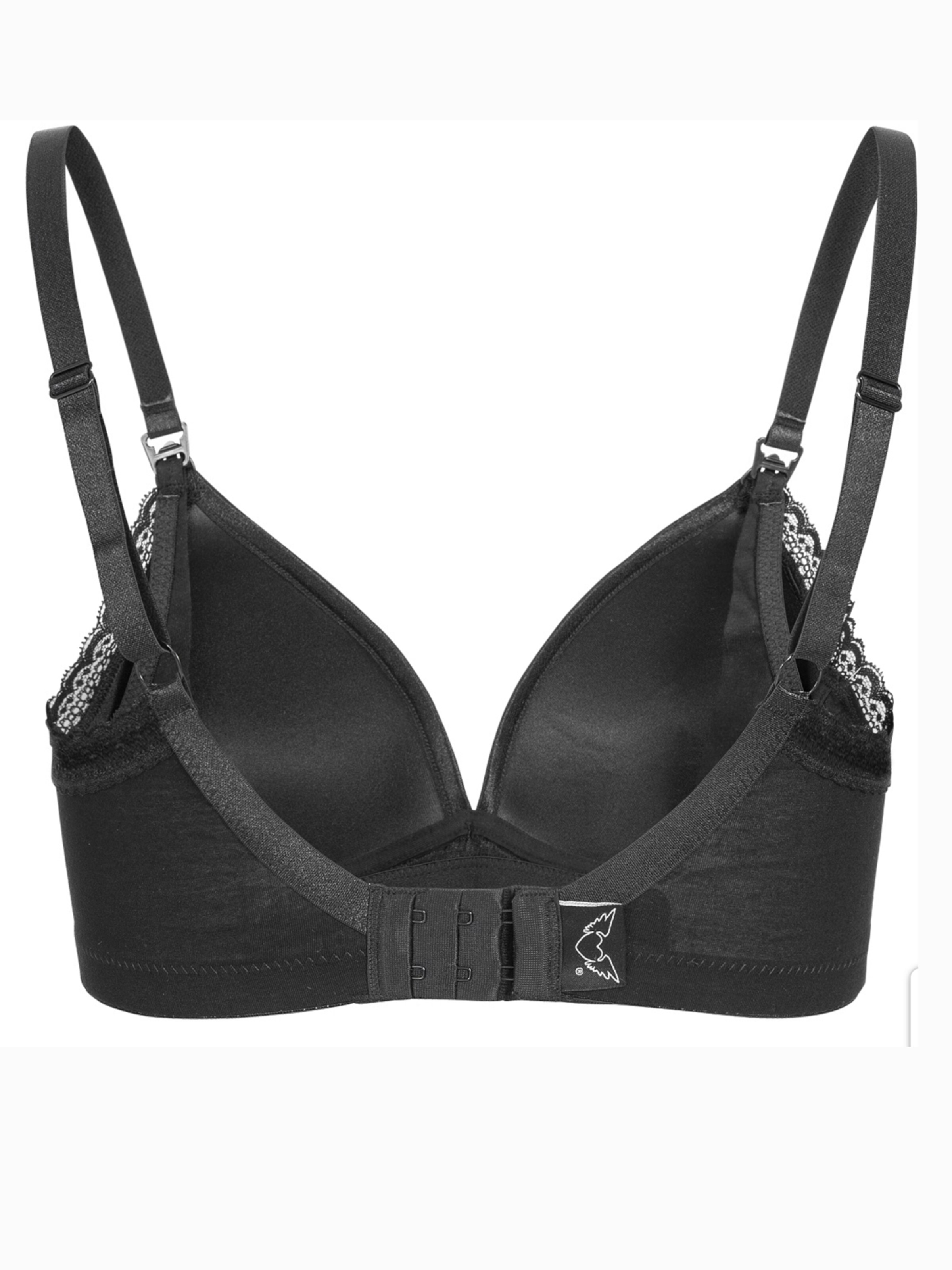 petit amour T-Shirt Still-BH 'GRETA'‌‌‌ in Schwarz