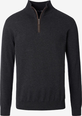 CASAMODA Pullover 'Basic' in Grau: Vorderseite