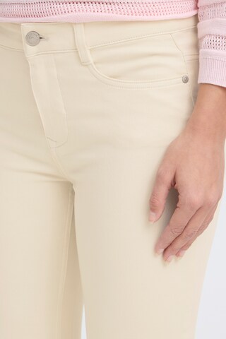 Coupe slim Jean 'FRLUXE ELLI JE 1 ' Fransa en beige