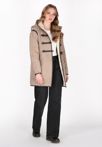 DreiMaster Vintage - Abrigo de invierno en beige