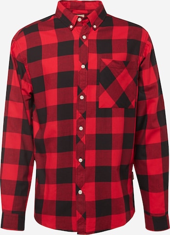 Redefined Rebel Regular fit Button Up Shirt 'Owen' in Red: front