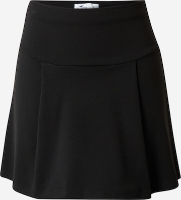 HOLLISTER Kjol i svart: framsida