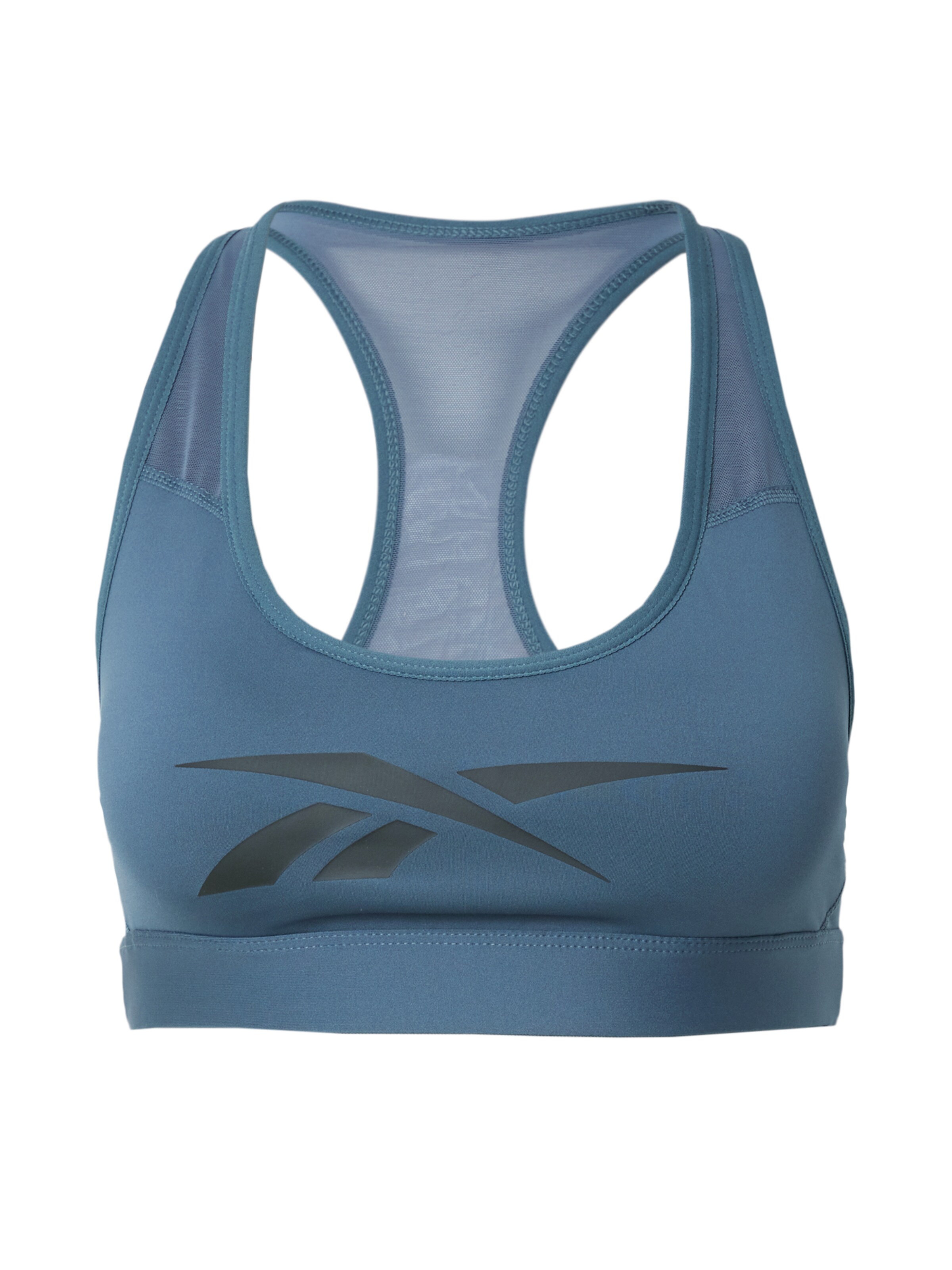 Bustino Reggiseno sportivo 'VECTOR' di Reebok in blu: frontale
