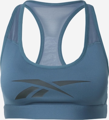 ReebokBustier Sportski grudnjak 'VECTOR' - plava boja: prednji dio
