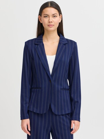 Blazer 'Ruti' ICHI en bleu : devant