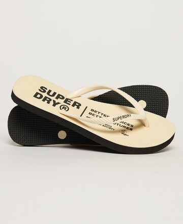 Superdry Teenslipper in Beige