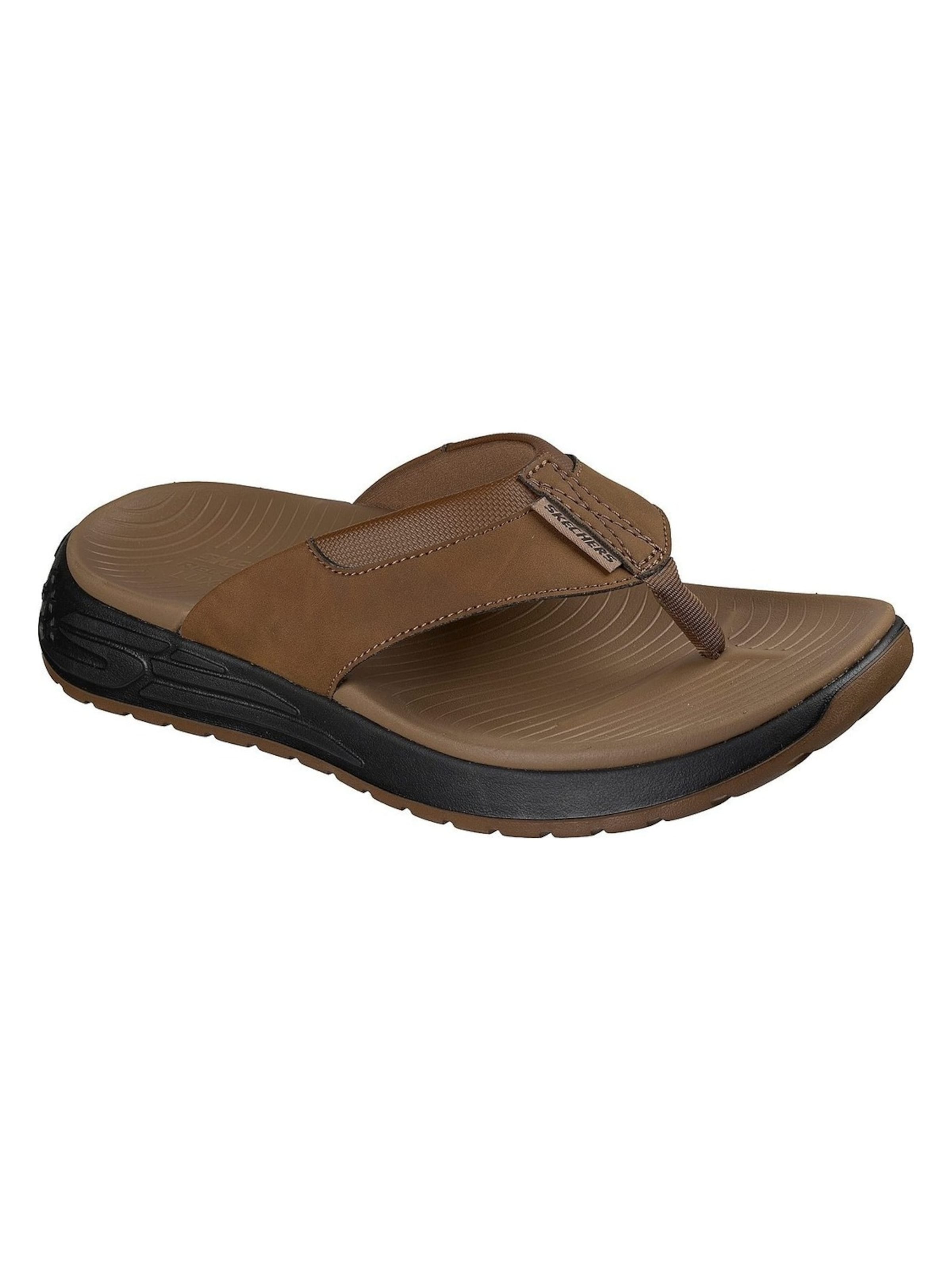 SKECHERS Zehentrenner‌‌‌‌‌‌‌‌‌‌ in Braun: Vorderseite